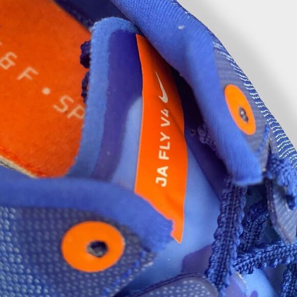 Nike Zoom Ja Fly 4 Racer Blue Track Sprint Spikes DR2741-400 Mens size 8 New - Picture 11 of 12